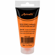 Acrylic Paint 75ml Tube Water Based Non Toxic Artist Craft - Orange V563-ACRYLICPAINT-ORG