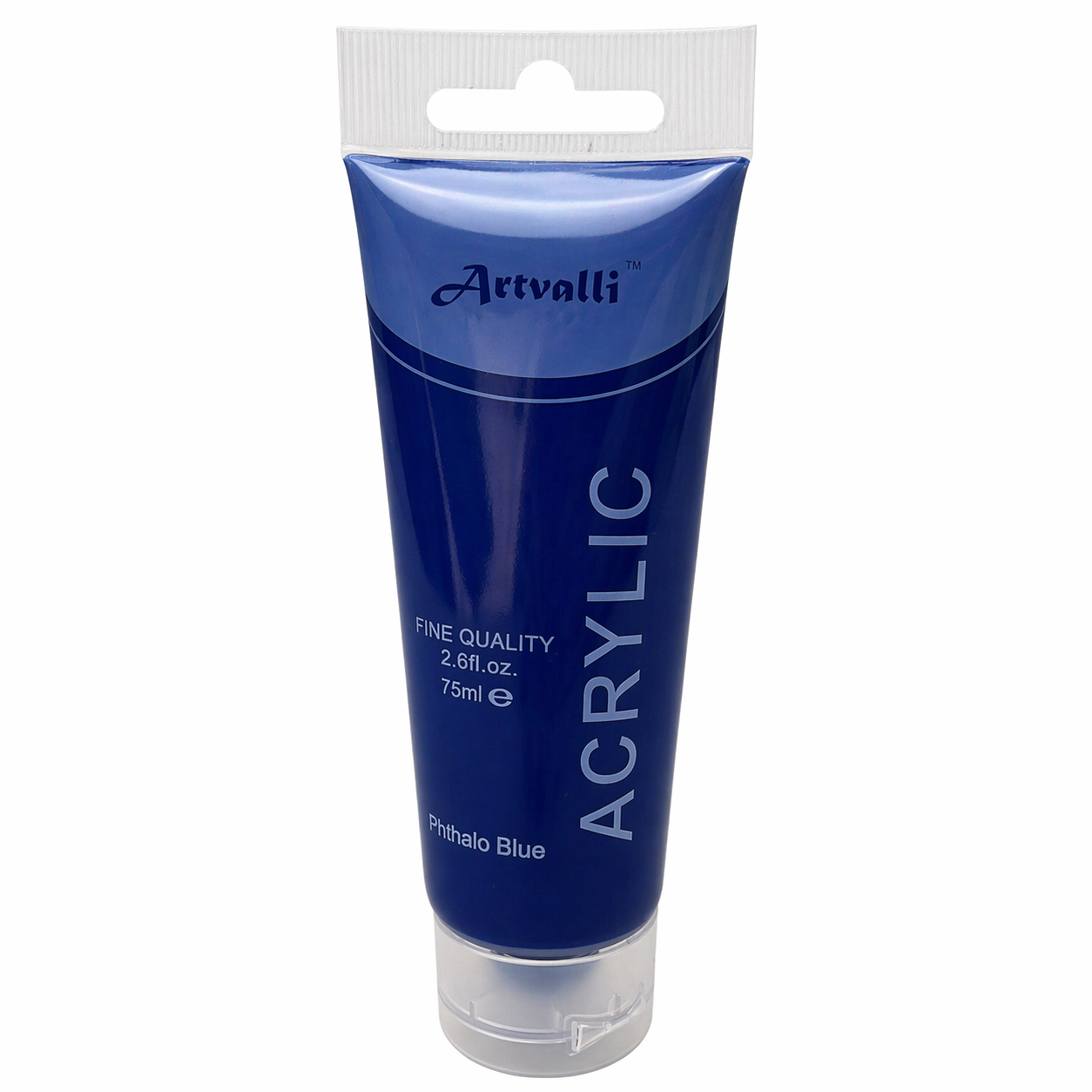 Acrylic Paint 75ml Tube Water Based Non Toxic Artist Craft - Phthalo Blue V563-ACRYLICPAINT-PHTHALOBLU