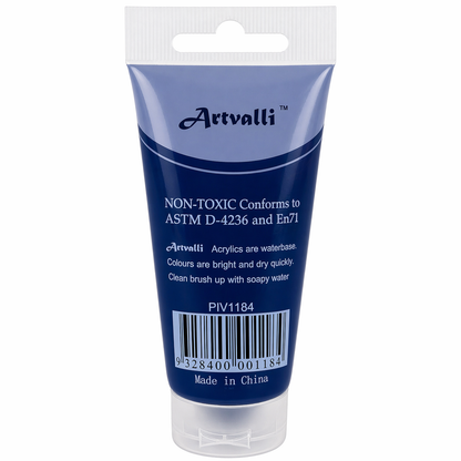 Acrylic Paint 75ml Tube Water Based Non Toxic Artist Craft - Phthalo Blue V563-ACRYLICPAINT-PHTHALOBLU