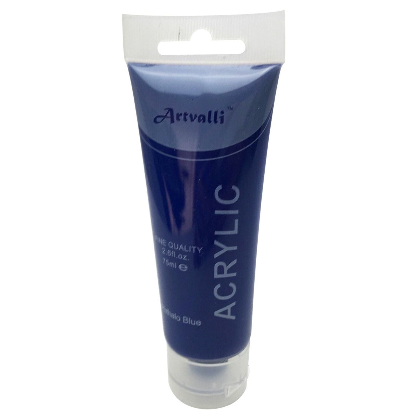 Acrylic Paint 75ml Tube Water Based Non Toxic Artist Craft - Phthalo Blue V563-ACRYLICPAINT-PHTHALOBLU