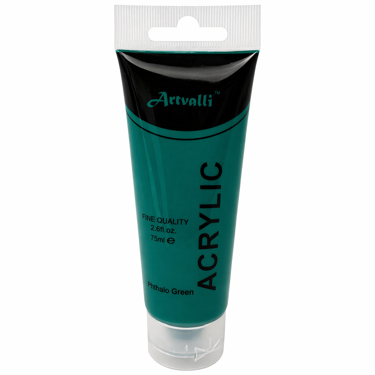 Acrylic Paint 75ml Tube Water Based Non Toxic Artist Craft - Phthalo Green V563-ACRYLICPAINT-PHTHALOGRN