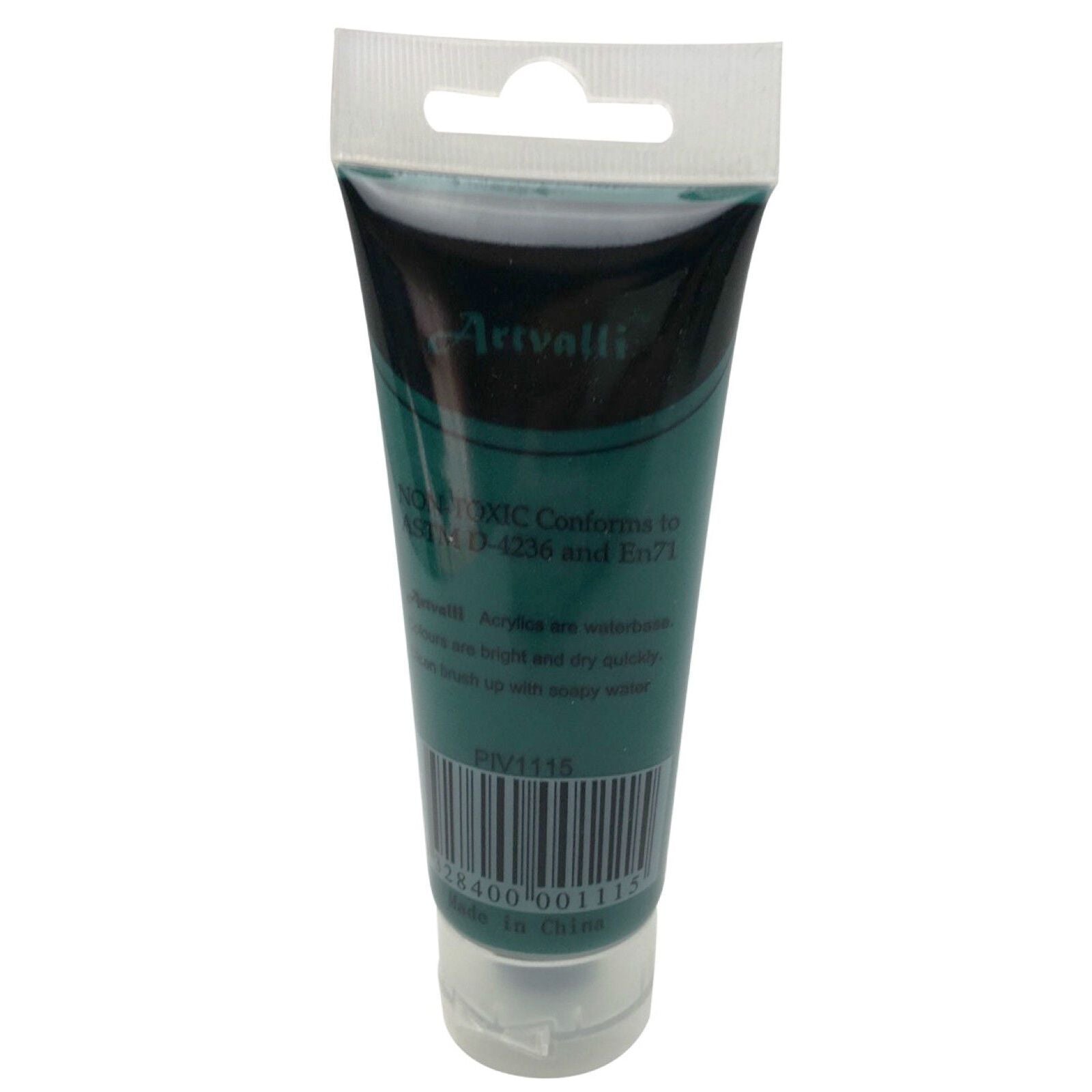 Acrylic Paint 75ml Tube Water Based Non Toxic Artist Craft - Phthalo Green V563-ACRYLICPAINT-PHTHALOGRN