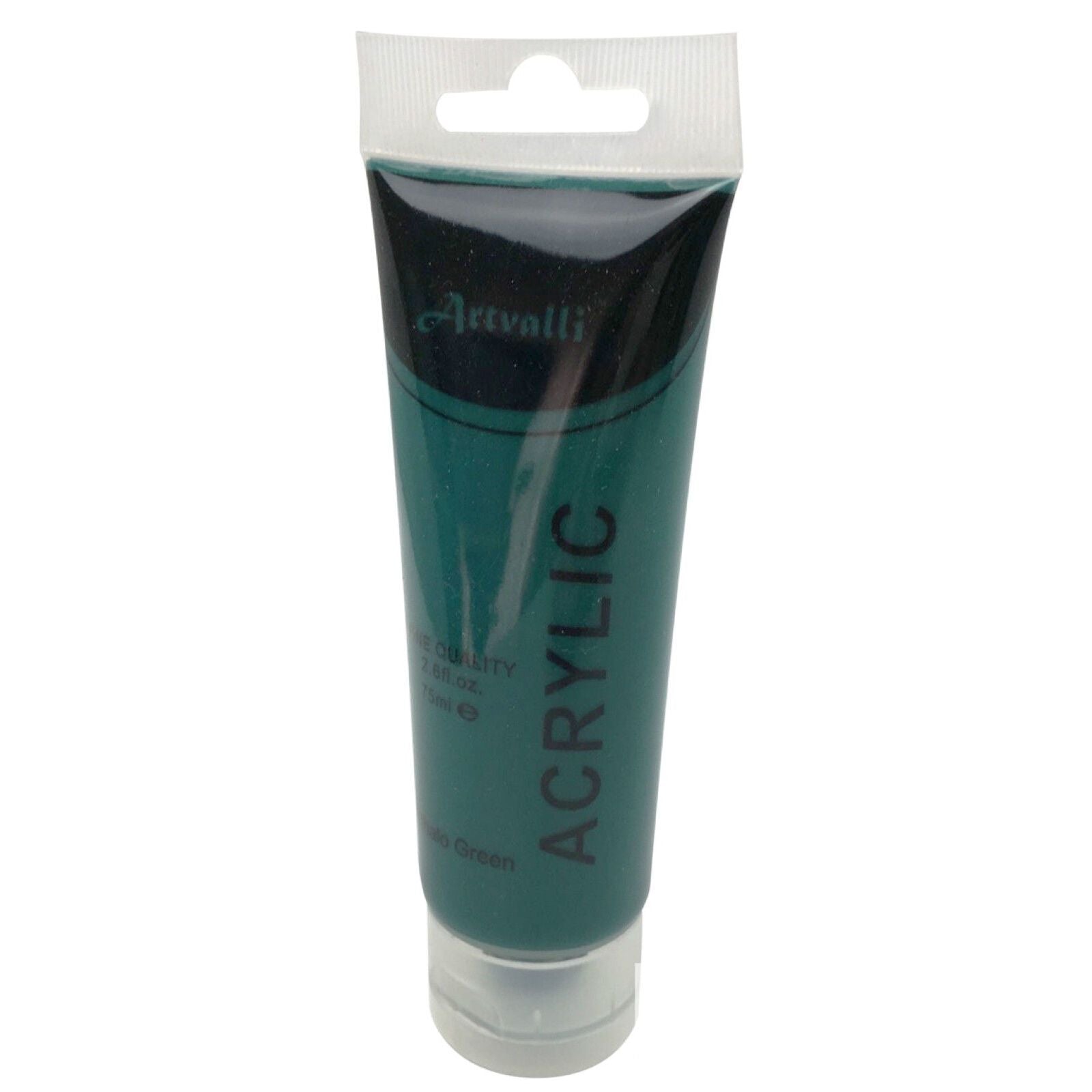 Acrylic Paint 75ml Tube Water Based Non Toxic Artist Craft - Phthalo Green V563-ACRYLICPAINT-PHTHALOGRN