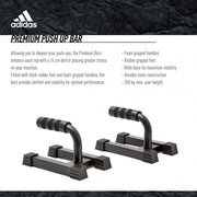 Adidas Premium Push Up Bars Grips Non Slip Handles Gym Training Fitness Foam V563-ADAC-12233