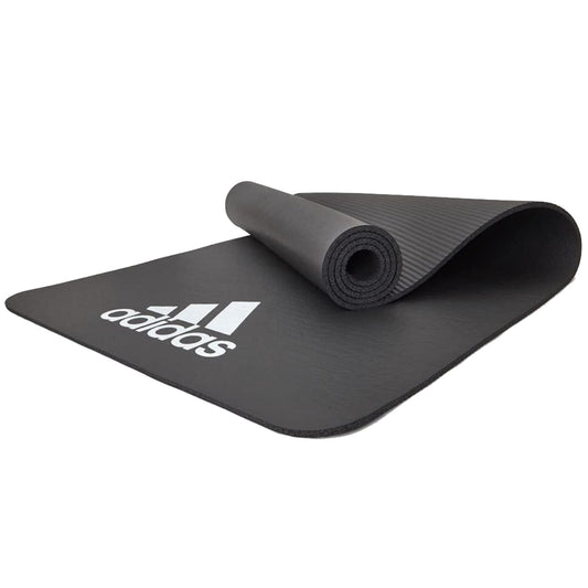 Adidas Fitness Mat 7mm Exercise Training Floor Gym Yoga Judo Pilates - Grey V563-ADMT-11014GR