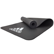 Adidas Fitness Mat 7mm Exercise Training Floor Gym Yoga Judo Pilates - Grey V563-ADMT-11014GR