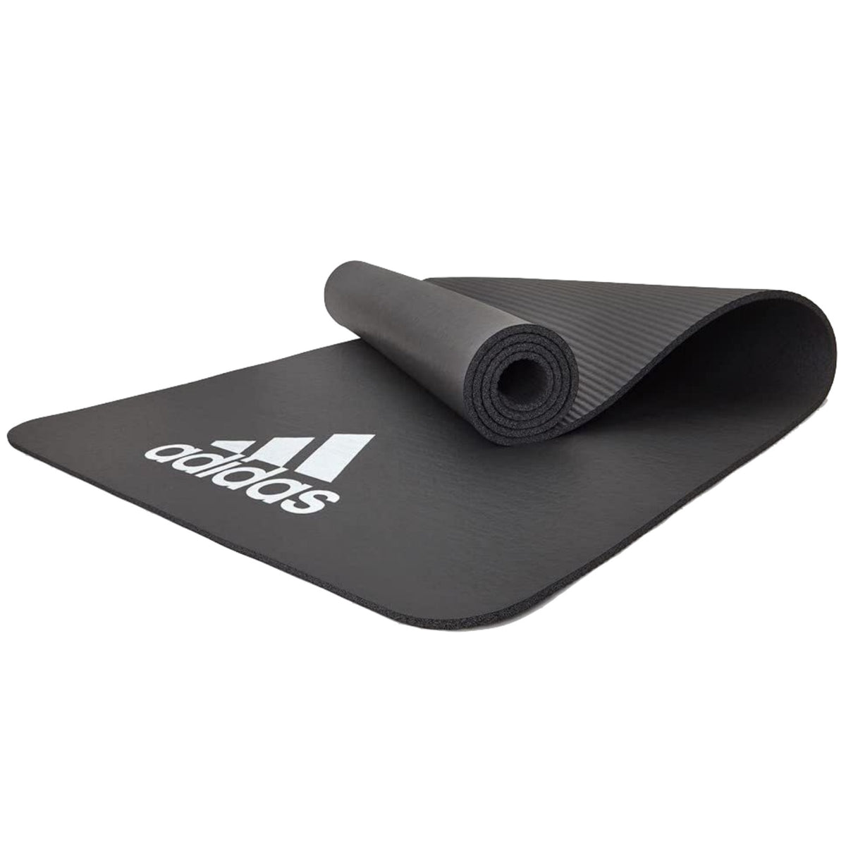 Adidas Fitness Mat 7mm Exercise Training Floor Gym Yoga Judo Pilates - Grey V563-ADMT-11014GR