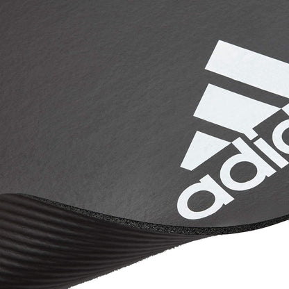 Adidas Fitness Mat 7mm Exercise Training Floor Gym Yoga Judo Pilates - Grey V563-ADMT-11014GR