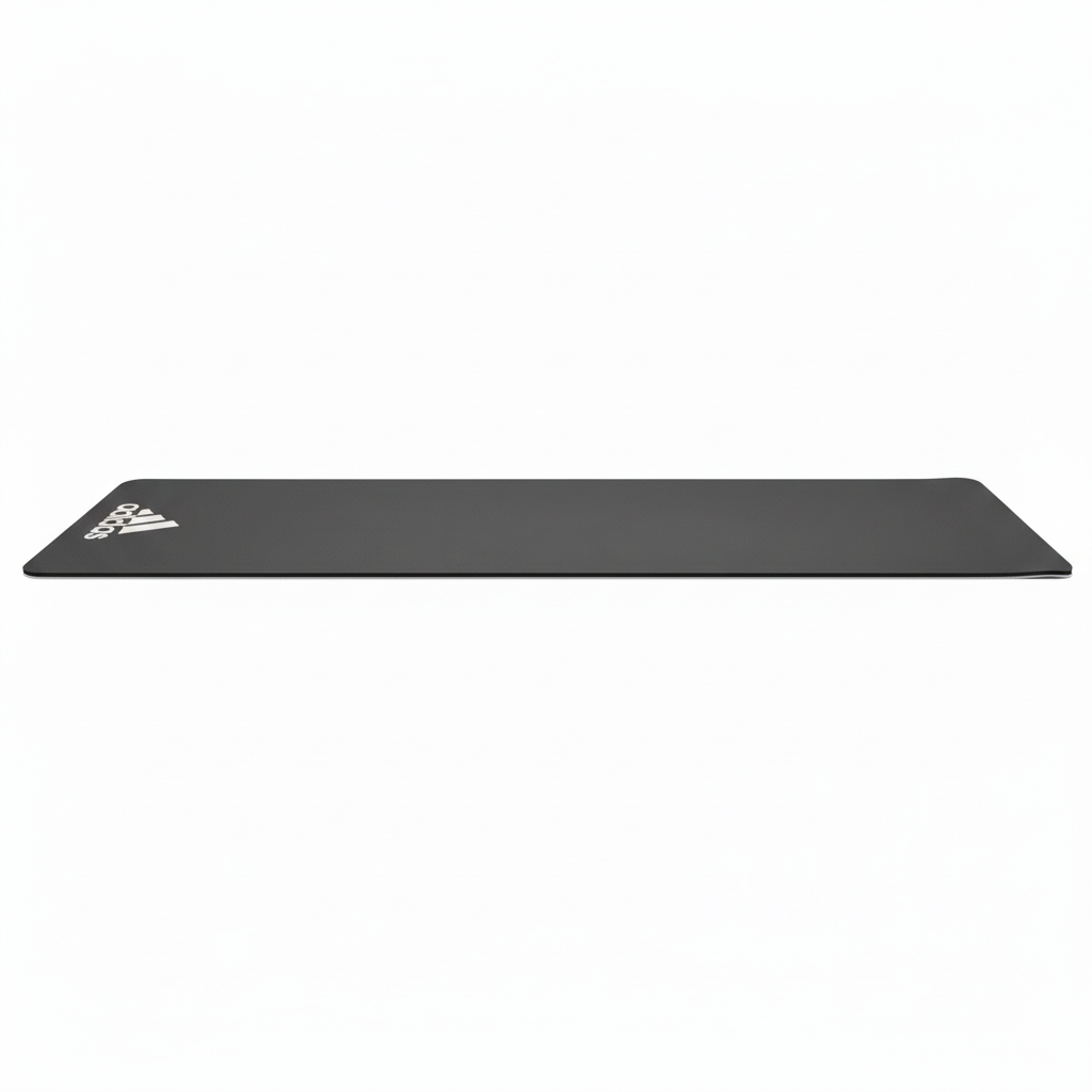 Adidas Fitness Mat 7mm Exercise Training Floor Gym Yoga Judo Pilates - Grey V563-ADMT-11014GR