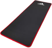 Adidas Training 10mm Exercise Floor Mat Gym Thick Yoga Fitness Judo Pilates - Black/Red V563-ADMT-12235