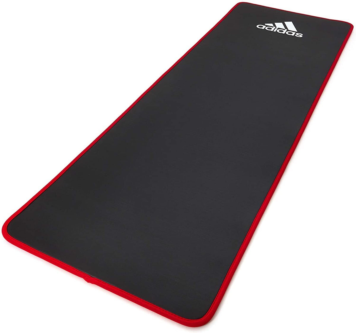 Adidas Training 10mm Exercise Floor Mat Gym Thick Yoga Fitness Judo Pilates - Black/Red V563-ADMT-12235