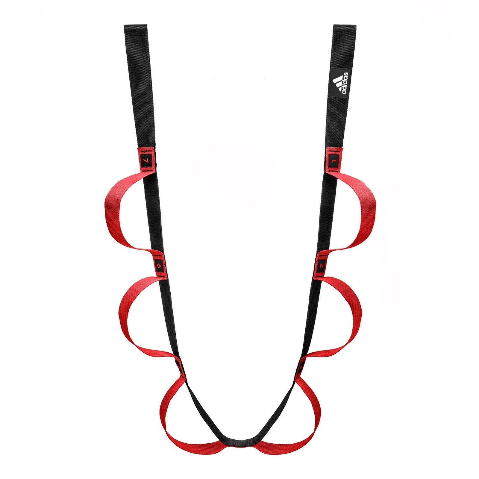 Adidas Stretch Assist Band Looped Warm Up Warmup Pre-Workout - Red/Black V563-ADTB-10608