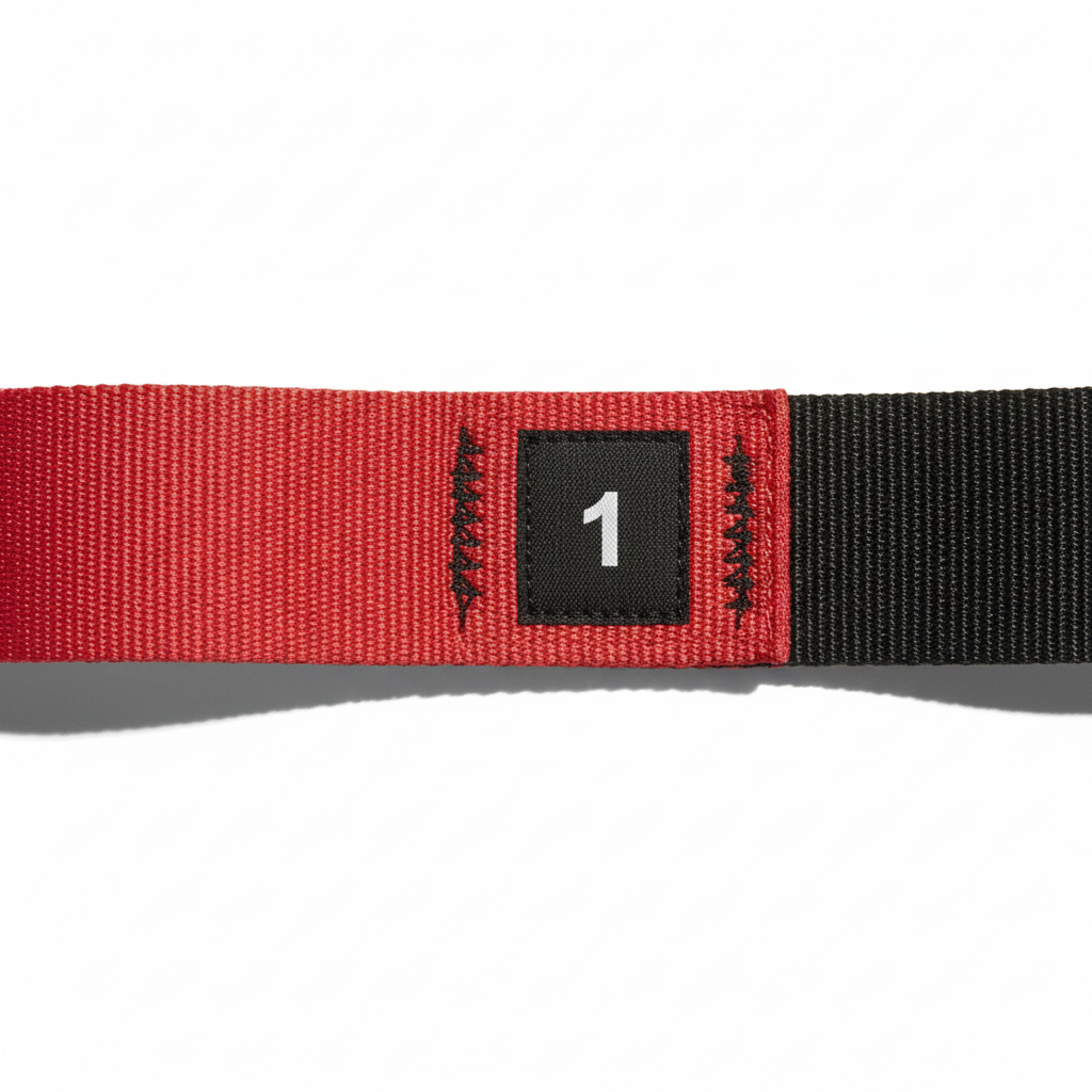 Adidas Stretch Assist Band Looped Warm Up Warmup Pre-Workout - Red/Black V563-ADTB-10608