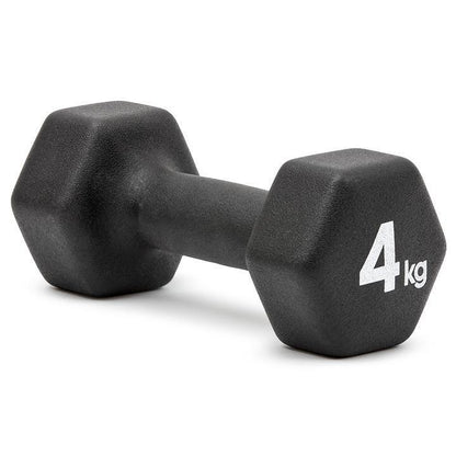 2pc Adidas Hex Dumbbells Gym Training Fitness Weight Lifting Sport Workout - 4kg V563-ADWT-10004