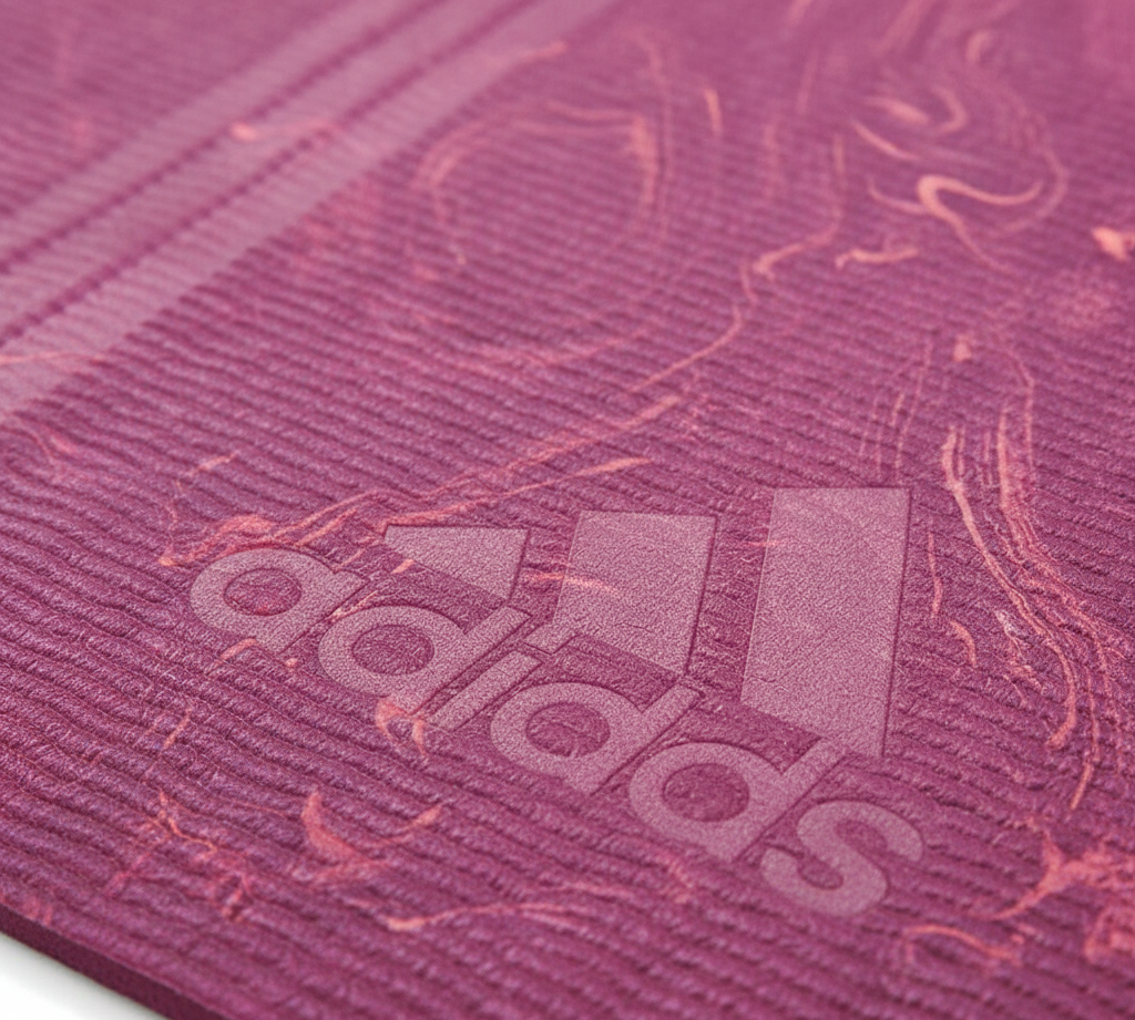 Adidas Premium 5mm Camo Sports Home/Gym Fitness Exercise Yoga Mat Power Berry V563-ADYG-10500PK
