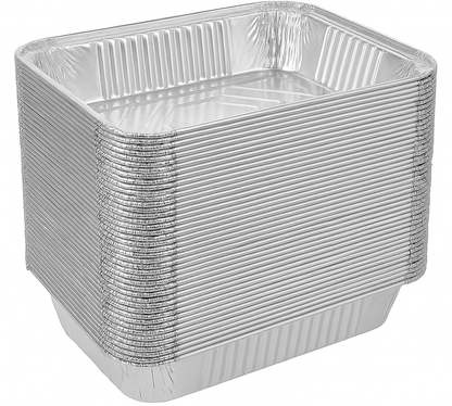 144x Aluminium Disposable Foil Food Container Trays Pans Baking Roast Bulk 32x26x5.5cm V563-AF3226-3-48PK