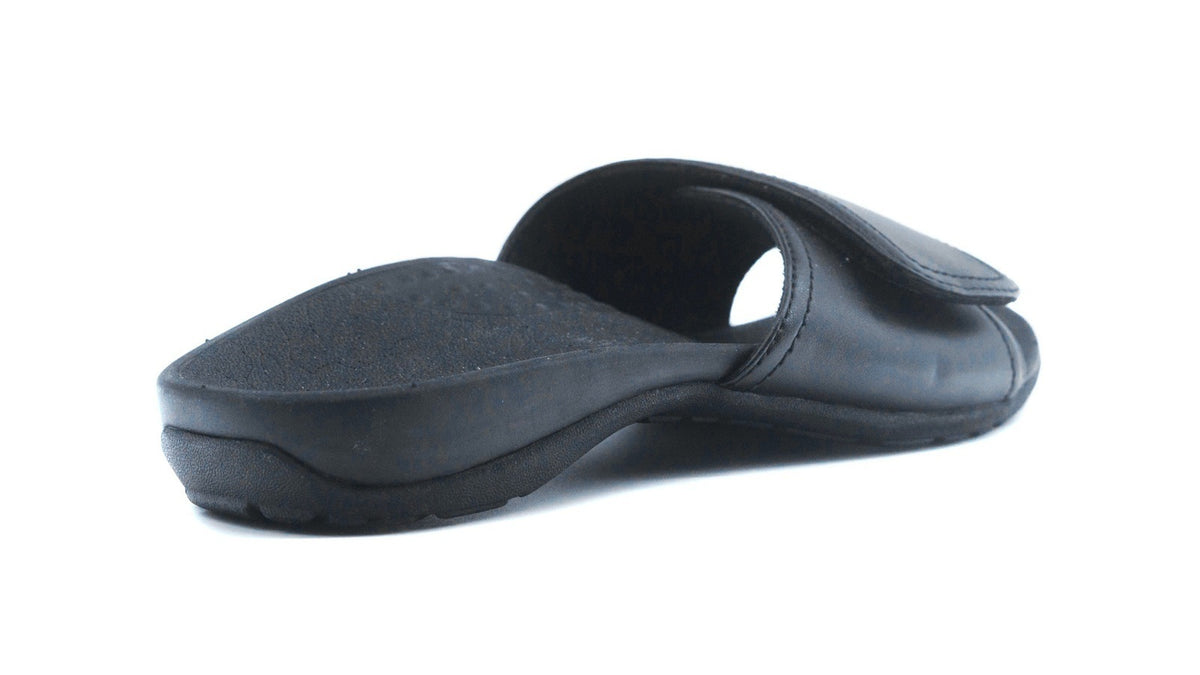 Axign Orthotic Slides Slip On Thongs Slippers Flip Flops - Black - EUR 38 (Mens UK5/Ladies US7) V563-AGO08A03-BK-38