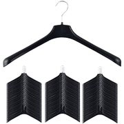 60x JACKET HANGER Heavy Duty 460mm Commercial Pants Clothing Coat BULK R51L V563-AH-R51L-60PCS