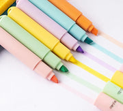 6pcs Cute Mini Pastel Highlighters V563-AHM22575-1PC