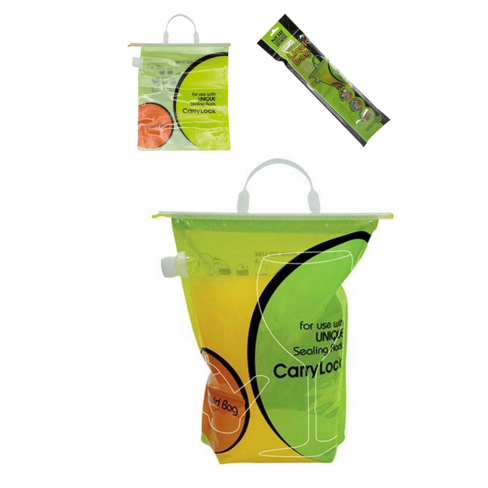 6.5L AnyLock CarryLock Portable Liquid Bag Fishing Hiking Water Storage Camping V563-ANYLOCK-CRYLOCK