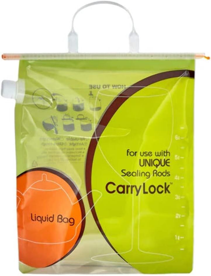 6.5L AnyLock CarryLock Portable Liquid Bag Fishing Hiking Water Storage Camping V563-ANYLOCK-CRYLOCK
