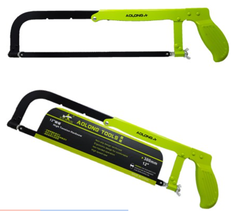 Hacksaw Frame Metal Hack Saw Alloy Steel Heavy Duty Blade DIY 300mm 12" V563-AOLONG_HACK_SAW