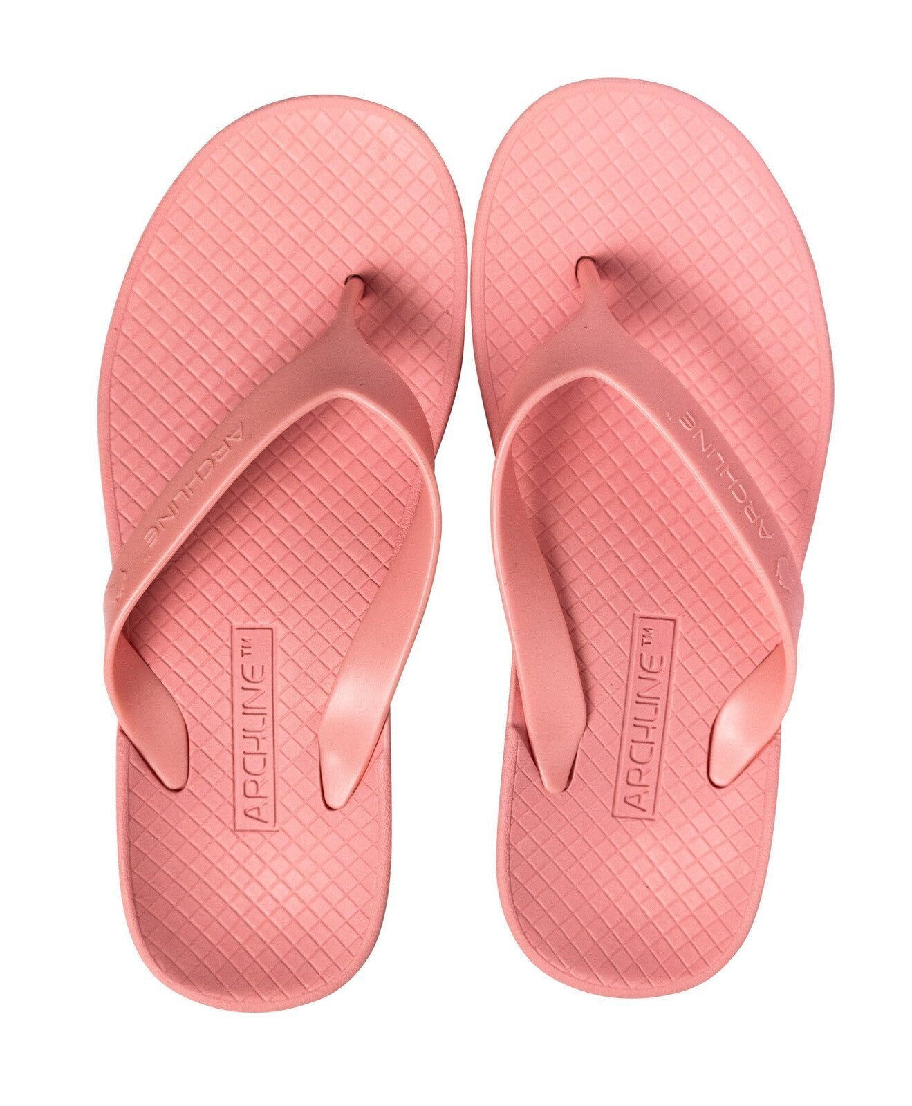 ARCHLINE Orthotic Thongs Arch Support Shoes Flip Flops - Pastel Pink - EUR 41 V563-ARCH011313-41