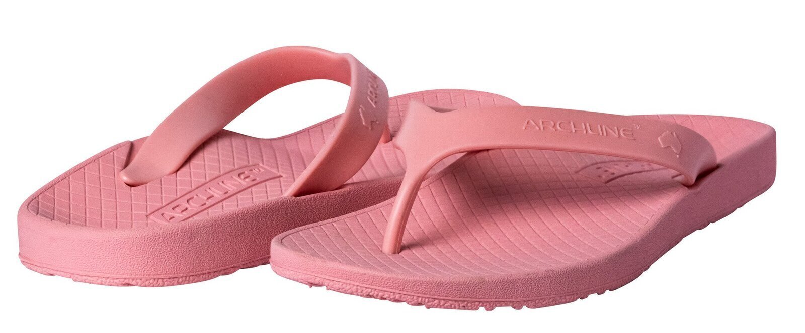 ARCHLINE Orthotic Thongs Arch Support Shoes Flip Flops - Pastel Pink - EUR 41 V563-ARCH011313-41