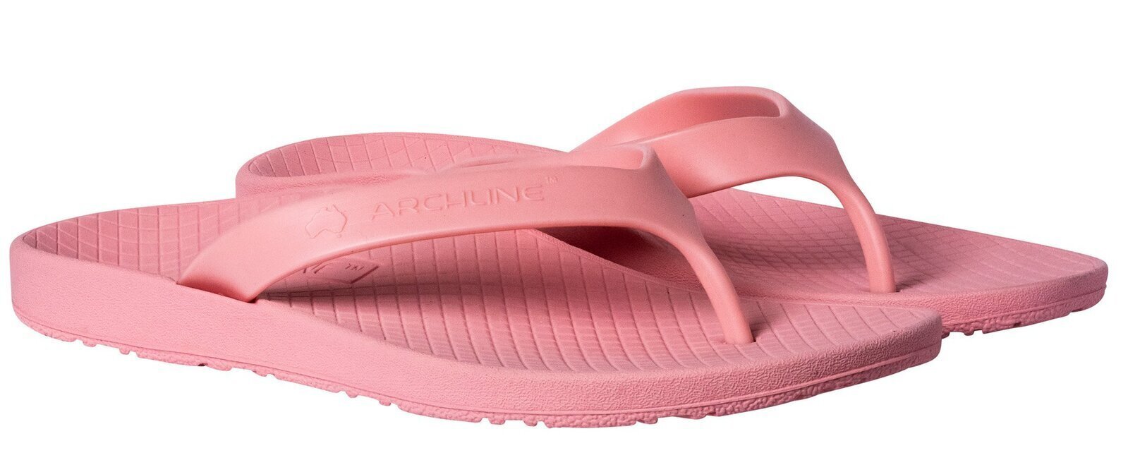 ARCHLINE Orthotic Thongs Arch Support Shoes Flip Flops - Pastel Pink - EUR 42 V563-ARCH011313-42
