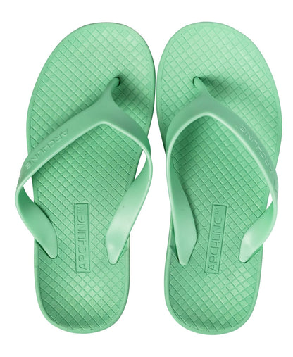 ARCHLINE Orthotic Thongs Arch Support Shoes Footwear Flip Flops - Dew Green - EUR 42 V563-ARCH011414-42