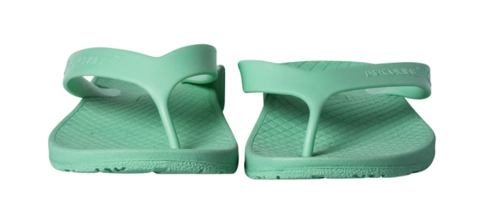 ARCHLINE Orthotic Thongs Arch Support Shoes Footwear Flip Flops - Dew Green - EUR 42 V563-ARCH011414-42
