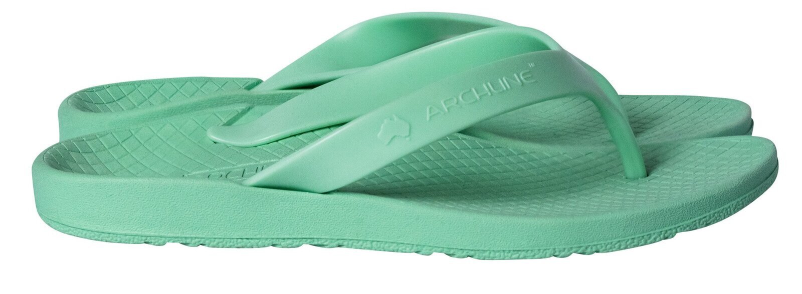 ARCHLINE Orthotic Thongs Arch Support Shoes Footwear Flip Flops - Dew Green - EUR 42 V563-ARCH011414-42