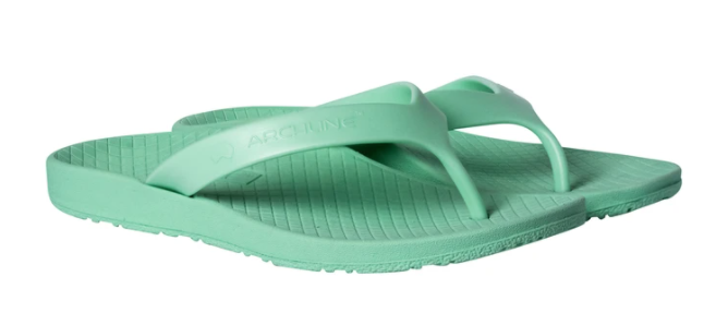 ARCHLINE Orthotic Thongs Arch Support Shoes Footwear Flip Flops - Dew Green - EUR 42 V563-ARCH011414-42