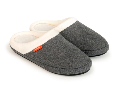 ARCHLINE Orthotic Slippers Slip On Arch Scuffs Orthopedic Moccasins in Grey Marle - EUR 37 V563-ARCHLINE-SLIPON-GRYMRL-37