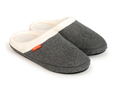 ARCHLINE Orthotic Slippers Slip On Arch Scuffs Orthopedic Moccasins in Grey Marle - EUR 41