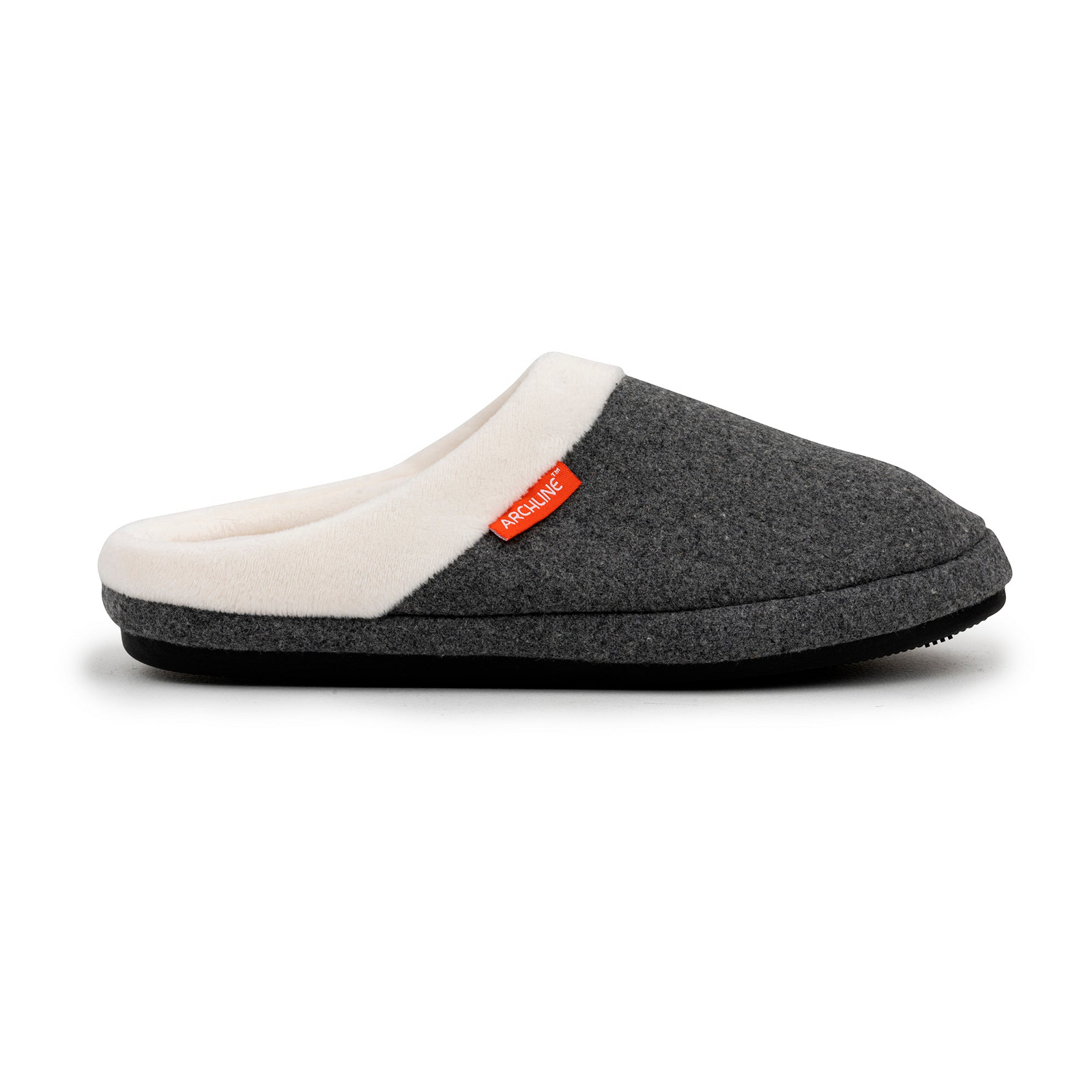 ARCHLINE Orthotic Slippers Slip On Arch Scuffs Orthopedic Moccasins in Grey Marle - EUR 45