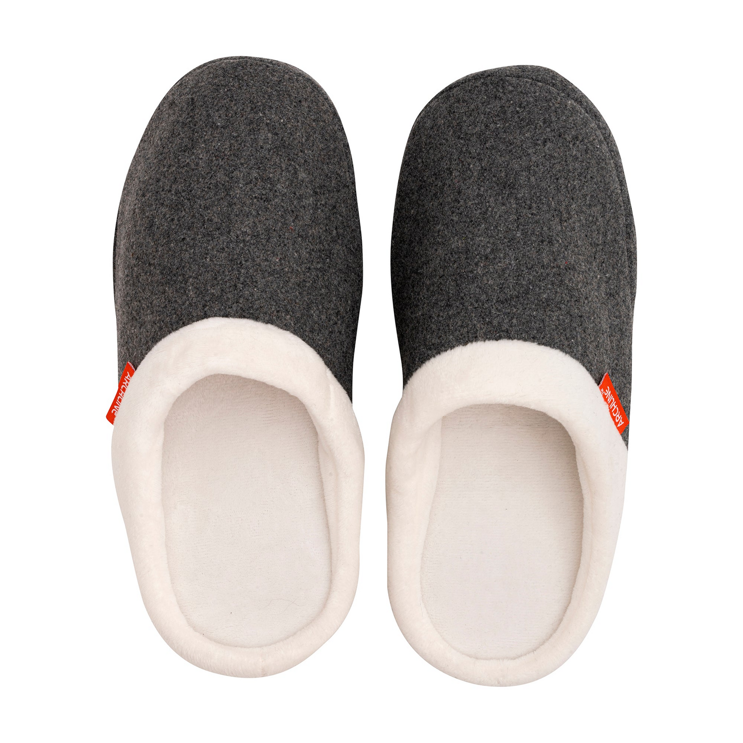ARCHLINE Orthotic Slippers Slip On Arch Scuffs Orthopedic Moccasins in Grey Marle - EUR 45 V563-ARCHLINE-SLIPON-GRYMRL-45