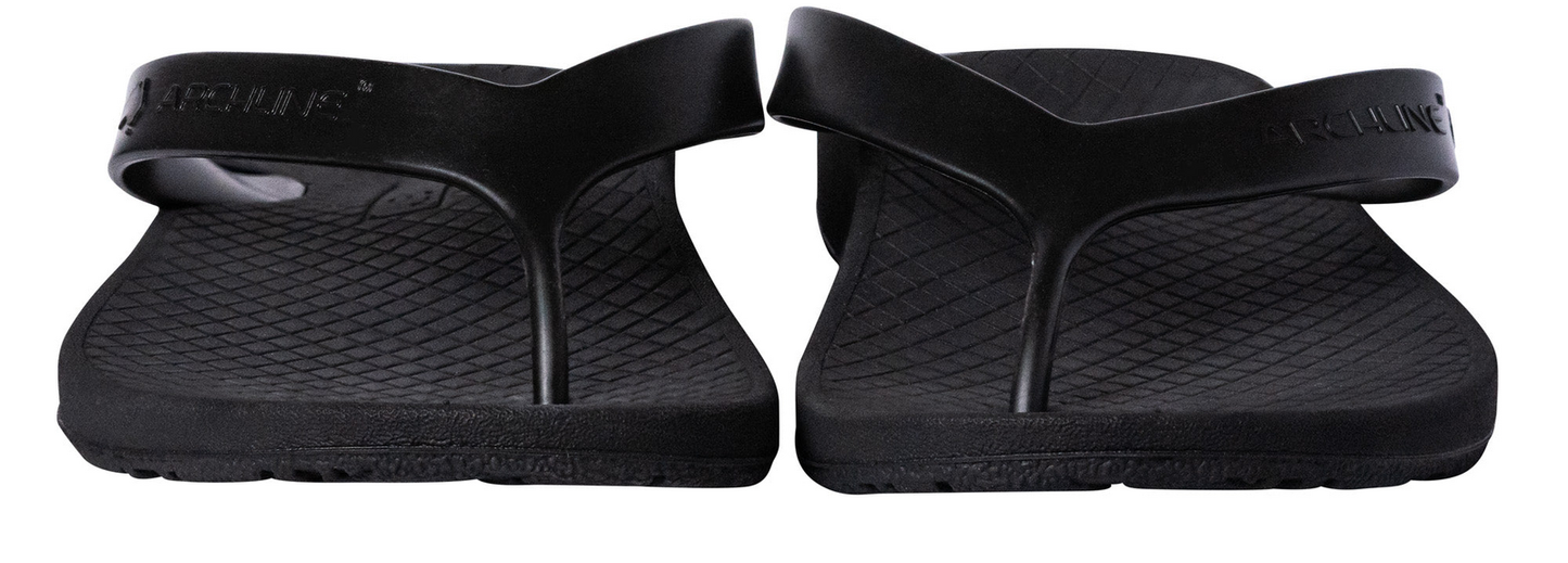 ARCHLINE Orthotic Thongs Arch Support Shoes Footwear Flip Flops Orthopedic - Black/Black - EUR 39 V563-ARCHLINE-THNGS-BLK-BLK-39