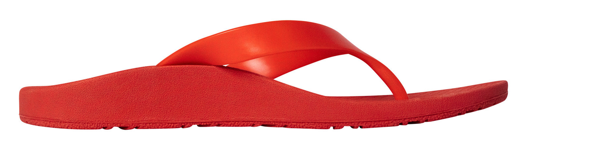 ARCHLINE Orthotic Thongs Arch Support Shoes Footwear Flip Flops Orthopedic - Red/Red - EUR 44 V563-ARCHLINE-THNGS-RED-RED-44