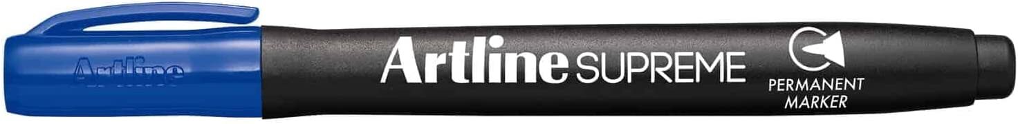 Artline Supreme Permanent Markers - Assorted Colours 15 pack V563-ARTLINE-ASSTD