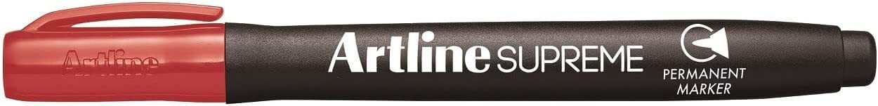 2x 15pcs (30pcs Total) Artline Supreme Permanent Markers - Assorted Colours V563-ARTLINE-ASSTD-2PCS