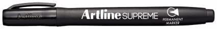 2x 15pcs (30pcs Total) Artline Supreme Permanent Markers - Assorted Colours V563-ARTLINE-ASSTD-2PCS