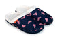 ARCHLINE Orthotic Slippers Slip On Scuffs Pain Relief Moccasins - Navy with Hearts - EUR 35 (Womens US 4) V563-AS302-35