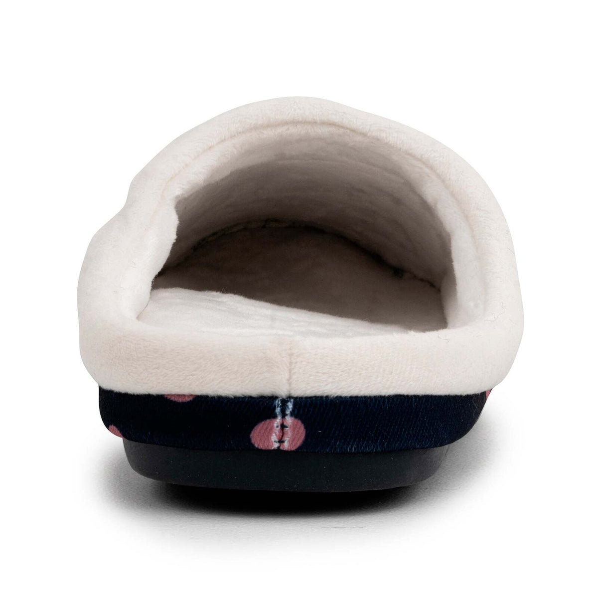 ARCHLINE Orthotic Slippers Slip On Scuffs Pain Relief Moccasins - Navy with Hearts - EUR 35 (Womens US 4) V563-AS302-35