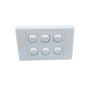 6 Gang Wall Plate Electricity Switch V563-AS312-1PK
