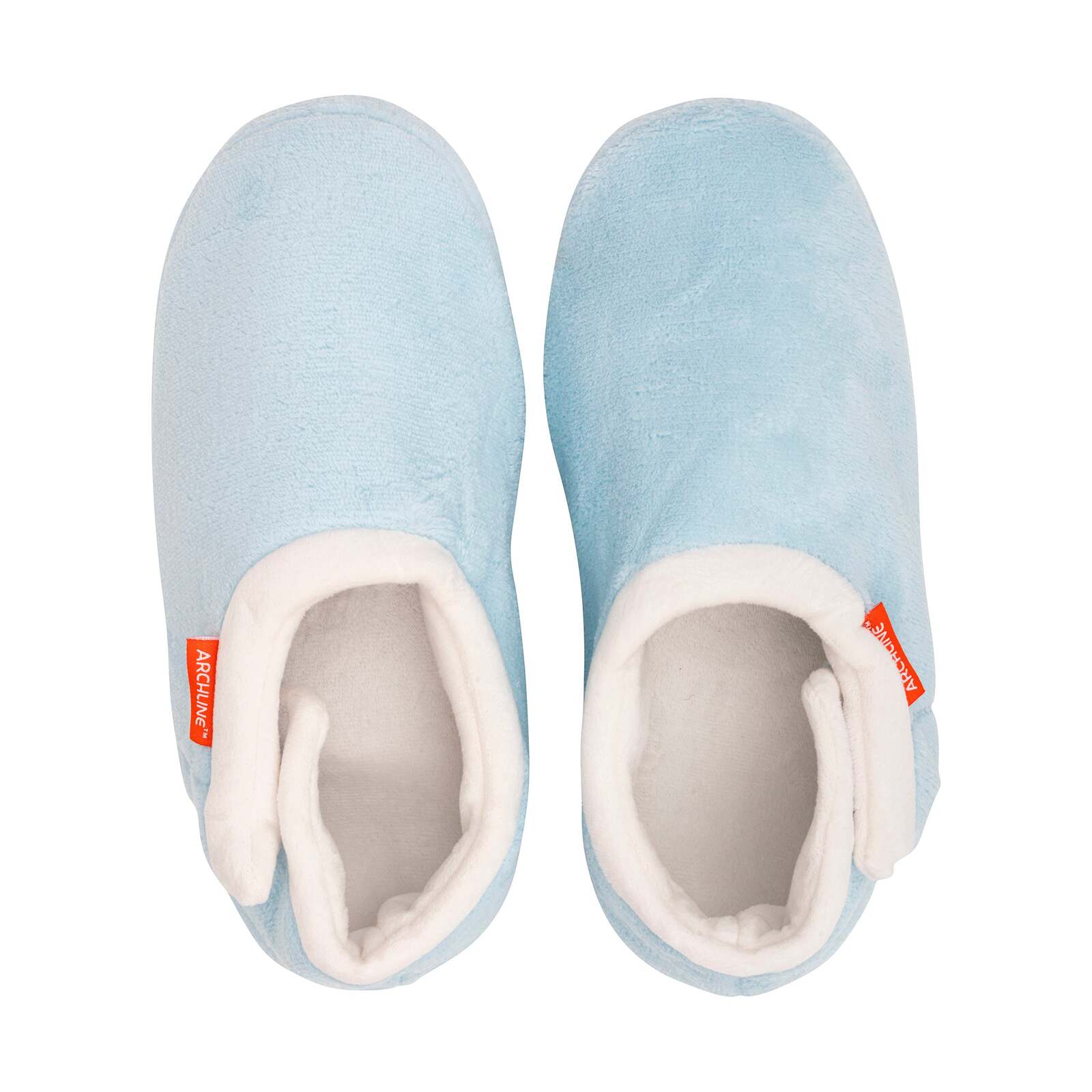 ARCHLINE Orthotic Slippers Closed Scuffs Pain Relief Moccasins - Sky Blue - EUR 40