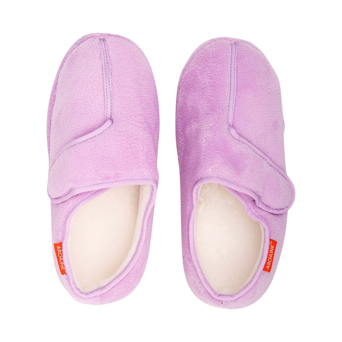 ARCHLINE Orthotic Plus Slippers Closed Scuffs Pain Relief Moccasins - Lilac - EU 42 V563-AS713-42