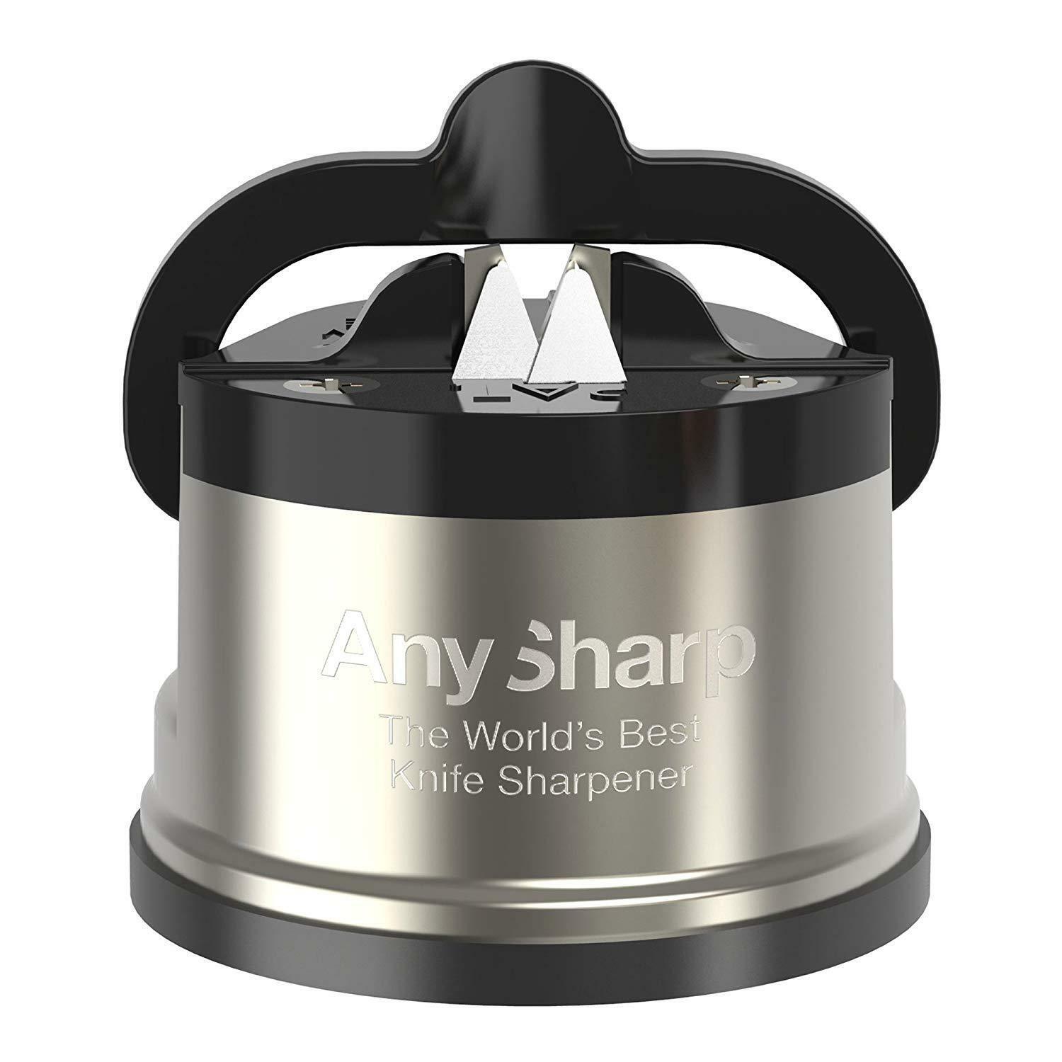 Any Sharp Pro Worlds Best Knife Sharpener for Knives Blades Scissors V563-ASKSPRO