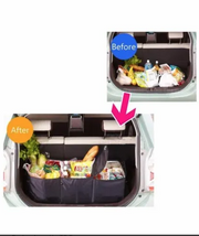 Deluxe Collapsible Car Boot Organiser with Cooler Bag Trunk Storage Bag Folding V563-AU0004