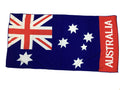 AUSTRALIA FLAG BEACH TOWEL Souvenir Australian Day 150cm x 75cm V563-AUSTRALIAFLAG-BLUE